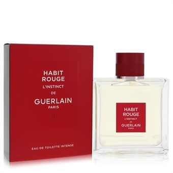 Habit Rouge L\'instinct by Guerlain - Eau De Toilette Intense Spray 100 ml - miehille