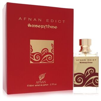 Afnan Edict Amberythme by Afnan - Extrait De Parfum Spray (Unisex) 80 ml - naisille