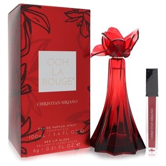 Christian Siriano Ooh La Rouge by Christian Siriano - Eau De Parfum Spray + 0.21 oz Red Lip Gloss 100 ml - naisille