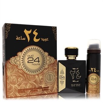 Ard Al Zaafaran Oud 24 Hours by Al Zaafaran - Eau De Parfum Spray + 1.7oz Perfumed Spray (Unisex) 100 ml - miehille