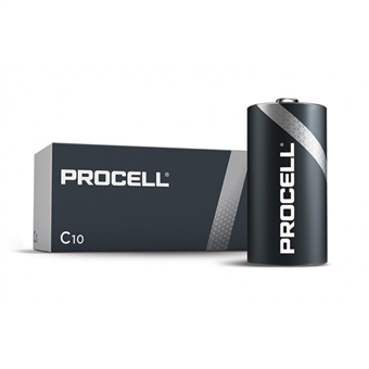 Duracell Procell C -akut - 10 kpl.