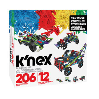 K\'Nex Rakennussarja 12 Mallia, 206 osaa.