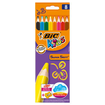 BIC Kids Supersoft, 8 kpl.