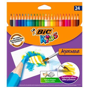 BIC Kids Aquacouleur, 24 kpl.