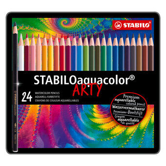 STABILO Aquacolor - Vesiliukoinen Värikynä - Metallisetti 24 kpl.