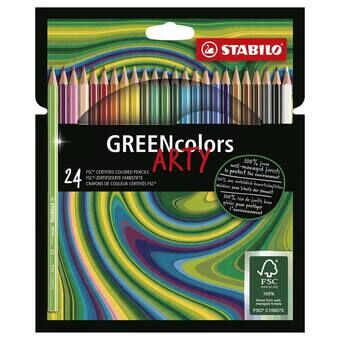 STABILO GREENcolors - Värikynät - ARTY - Sarja 24 Kappaletta