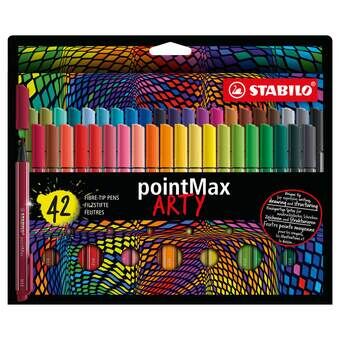 Stabilo pointmax fineliners arty, 42 kpl.