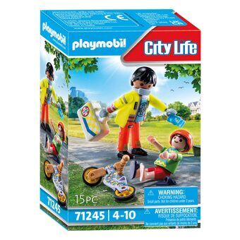 Playmobil City Life Hoitaja potilaan kanssa - 71245