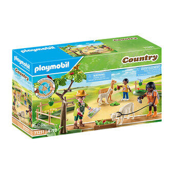 Playmobil Country Alpakat kävelyllä - 71251