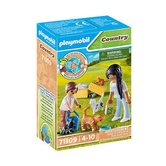 Playmobilin Country-kissaperhe - 71309