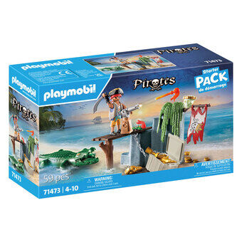 Playmobil Pirates Piraatti Alligaattorilla - 71473