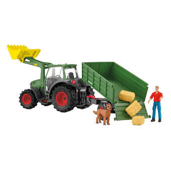 schleich FARM WORLD Traktori ja Perävaunu 42608