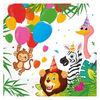 Pyyhepaperit FSC Jungle Balloons, 20 kpl.