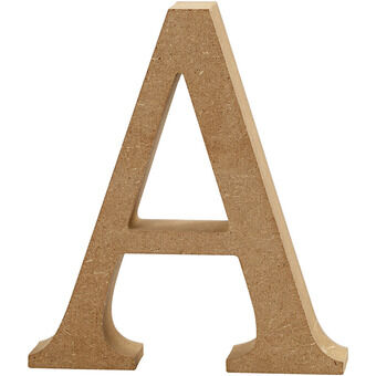 Letter a mdf 13cm, 1 kpl.