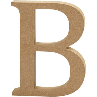 Letter b mdf 13cm, 1 kpl.