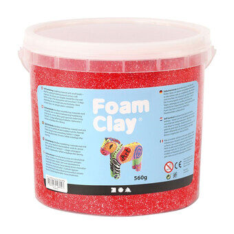 Foam Clay - punainen, 560gr.