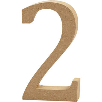 Numero 2 mdf 8cm, 1kpl.