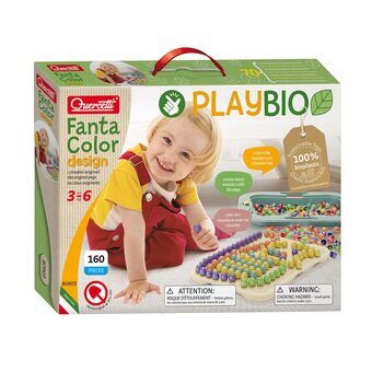 Quercetti playbio fantacolor design, 160 kpl