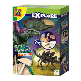 SES Explore Dino ja Luuskaivaus 2in1 - Stegosaurus