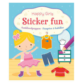 Happy Girls Sticker Fun - Pukuleikit