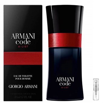 Armani Code Alist - Eau de Toilette - Tuoksunäyte - 2 ml