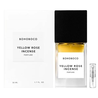 Bohoboco Yellow Rose Incense - Parfum - Tuoksunäyte - 2 ml