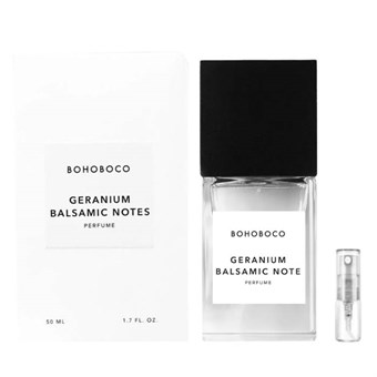 Bohoboco Geranium Balsamic Note - Parfum - Tuoksunäyte - 2 ml