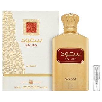 Lattafa Asdaaf Sa\'ud - Eau De Parfum - Tuoksunäyte - 2 ml