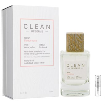 Clean Reserve Blonde Rose - Eau de Parfum - Tuoksunäyte - 2 ml