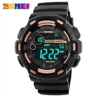 SKMEI Double Time Men Digital Watch [50m Waterproof] [Back Light] [Chronograph]