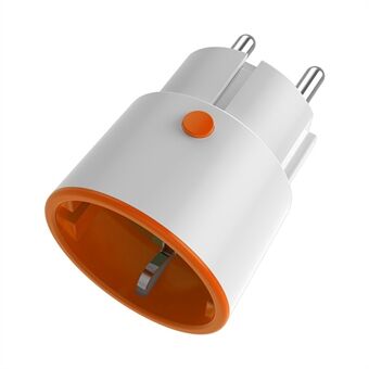 NEO NAS-WR01B Tuya ZigBee Smart Socket 16A 2.4GHz Smart Plug virranmittaustuella Älypuhelimen kaukosäädin (EU Plug)