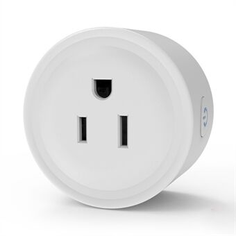 WHM02 10A US Plug WiFi -pistorasia mittaussovelluksella, kauko- / ääniohjauksella täydellä tuella älykkäälle Tuya- pistorasialle ja ajastimen kytkimelle.