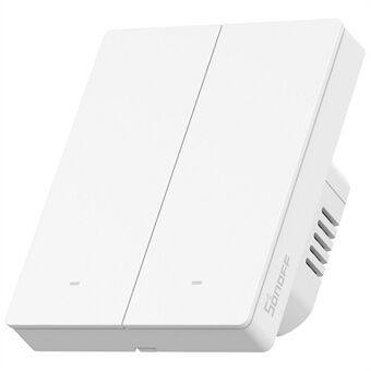 SONOFF Switchman M5-2C-80W Älykäs Seinävalokatkaisin 2-kanavainen Apple Home, Alexa, Google Home (M5 Matter) varten