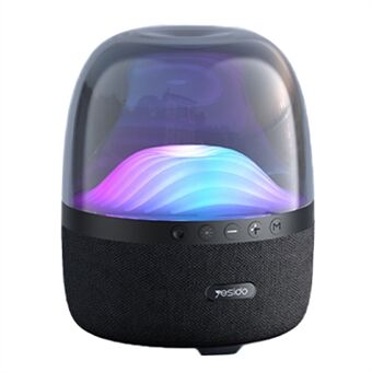 YESIDO YSW08 LED-valo RGB Kannettava Bluetooth-kaiutin Yövalon värinvaihto Tuki TF-kortti Kotitoimisto Juhlasisustus