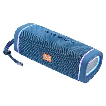 T&G TG375 langaton Bluetooth-kaiutin Kannettava äänikolonni RGB-valolla TWS-stereosubwoofer FM- Boom