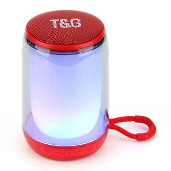 T&G TG346 Bluetooth-kaiutin FM-radio Värikäs Valo Pöytäsubwoofer-tuki Handsfree-puhelu