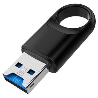 5Gbps:n nopeudella toimiva USB 3.0 TF-kortinlukija Muistikortinlukija-sovitin tietokoneelle, tabletille, Dashcamille