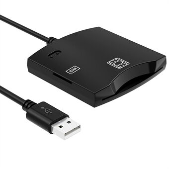 CR333 USB SIM-kortinlukija, kaksipaikkainen CAC/IC/ID-älykortinlukija-sovitin