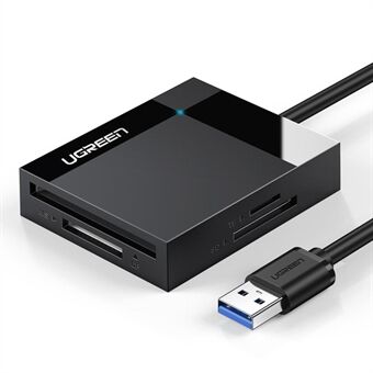 UGREEN 4 in 1 USB 3.0 SD / TF -muistikortinlukija CF MS Compact Flash -korttisovitin kannettavalle tietokoneelle