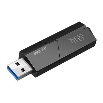 KAWAU C307 Mini Portable USB3.0 kortinlukija SD+TF 2-in-1 kortinlukija suojakannella / yksittäinen asemakirjain