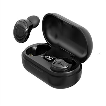 TWS Bluetooth 5.0 langattomat kuulokkeet, stereo vesitiivis in-ear kuulokkeet, digitaalisella näytöllä