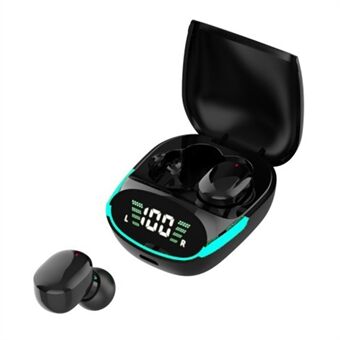 TG06 TWS Bluetooth 5.1 Langattomat kuulokkeet LED-valaistut kuulokkeet In-ear kuulokkeet digitaalisen näytön latauskotelolla