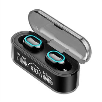 G35 TWS langattomat Bluetooth-kuulokkeet Mini In-ear -nappikuulokkeet kosketuskuulokkeet digitaalisen näytön latauskotelolla