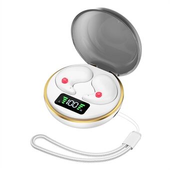 BY-8 Näkymättömät Sleep Earbuds -langattomat Bluetooth 5.3 kohinanvaimennuskuulokkeet sivulle nukkujille