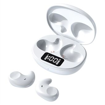 SM02 TWS Bluetooth -kuulokkeet Mini Sleep Earbuds Digitaalinen näyttö Langaton kuulokkeet