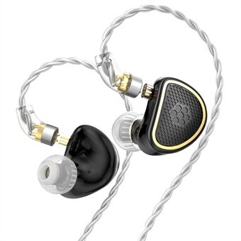 TRN Xuanwu Irrotettava 3,5 mm johdollinen in-ear kuuloke 10 mm neliönmuotoinen tasoelementti HiFi-kuulokkeet ilman mikrofonia