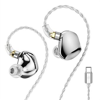 TRN VX Pro+ Type-C Irrotettava Langallinen In-Ear Kuuloke 9-Yksikköinen HiFi Musiikkikuulokkeet Mikrofonilla