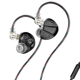 TRN V10 Pro 3.5mm Irrotettava Langallinen In-Ear -kuuloke HiFi Musiikki Pelikuulokkeet, joissa Mikrofoni