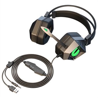 SY-G15 langalliset pelikuulokkeet HD-mikrofoni HiFi Computer Gamer Lighting Headset