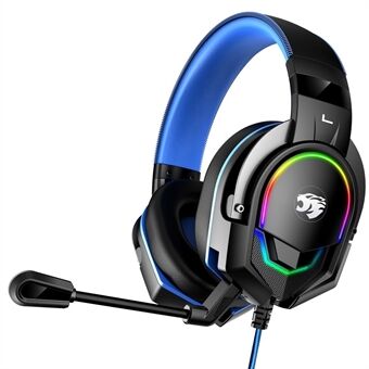 IMYB A88 langallinen over-ear E-urheilukuulokkeet Heavy Bass RGB LED Light -pelikuulokkeet